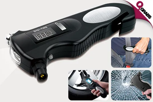 From QR49 Be Prepared with a Must Have 5-in-1 Automobile Emergency Tool! (Up to QR238 Value)